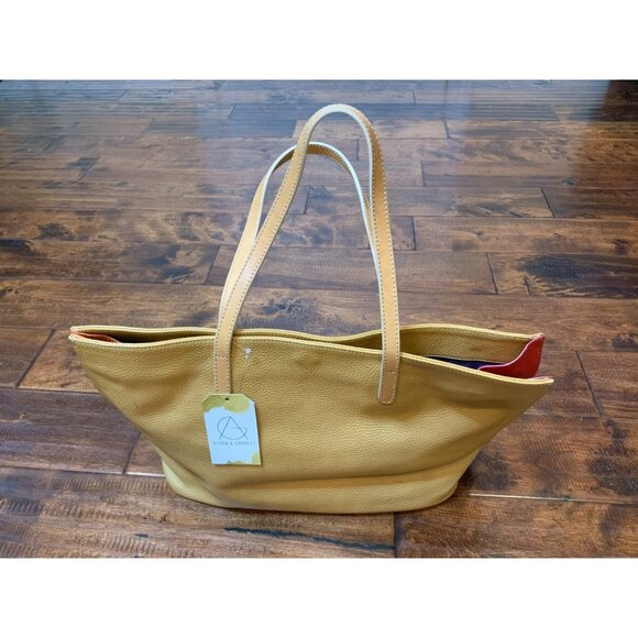 Etro Tan Pebbled Leather Shoulder Bag Purse Double Strap - Picture 2 of 7